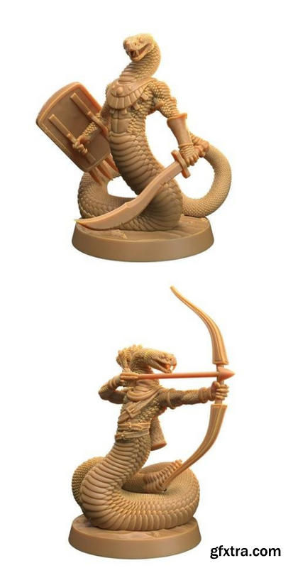 Rattlers Warrior and Rattlers Slithe – 3D Print