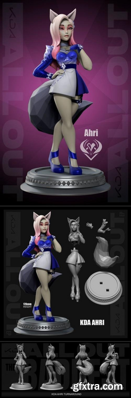 KDA All Out Ahri – 3D Print