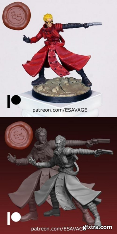 Vash the Stampede – 3D Print