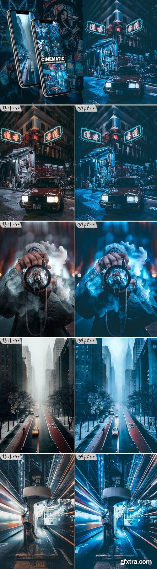 Blue Cinematic Street Presets ( Mobile & Desktop ) 6M6DGV9