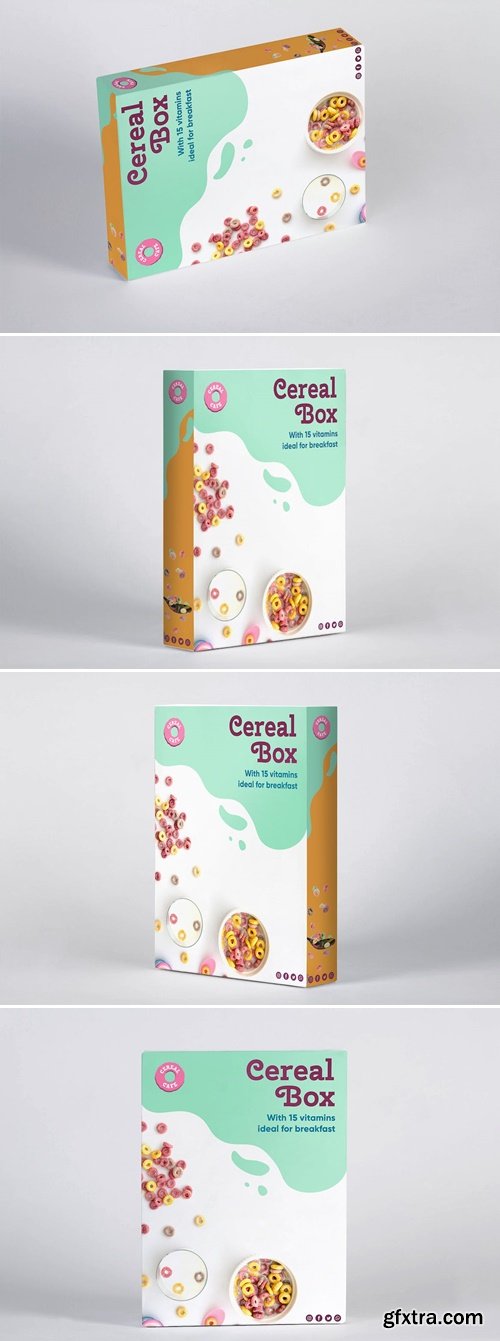 Cereal Box Mockup JYHTQBV