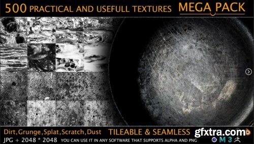 Artstation – MEGA PACK – 500 Practical and useful Stencil imperfection