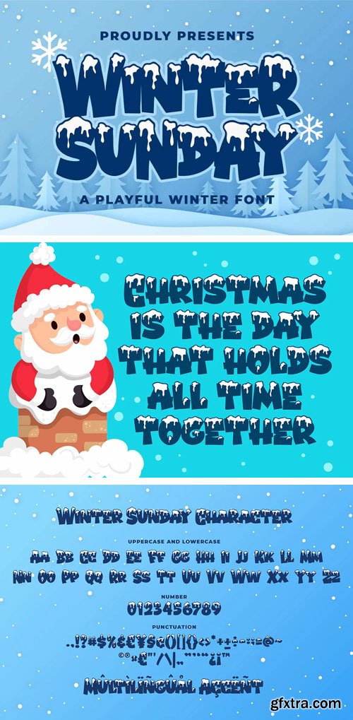 Winter Sunday - Playful Decorative Font