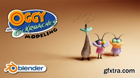 Modeling The Joey Character From Oggy And The Cockroaches Show