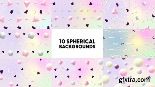 Videohive Gradient Spherical Backgrounds 42485422