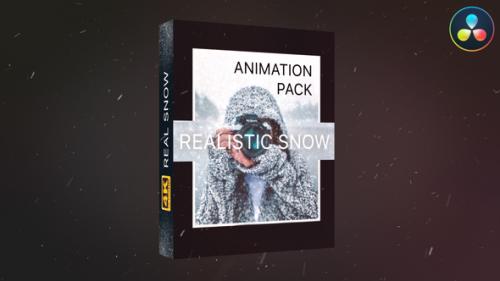 Videohive - Realistic Snow Effects for DaVinci Resolve - 42291502 - 42291502