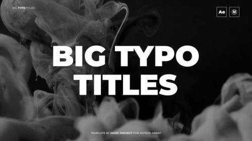 MotionArray - Big Typo Titles - 1298842