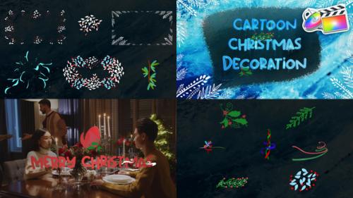 Videohive - Cartoon Christmas Decoration Effects | FCPX - 42296499 - 42296499