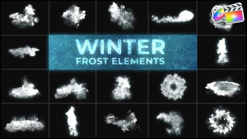 Videohive - Winter Frost Elements for FCPX - 42300431 - 42300431