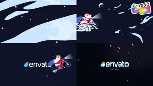 Videohive - Santa Moto Logo Opener | FCPX - 42343624 - 42343624