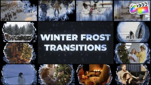 Videohive - Winter Frost Transitions for FCPX - 42343799 - 42343799