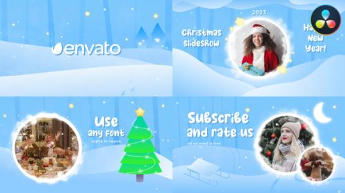 Videohive - Christmas Greetings Slideshow | DaVinci Resolve - 42347331 - 42347331