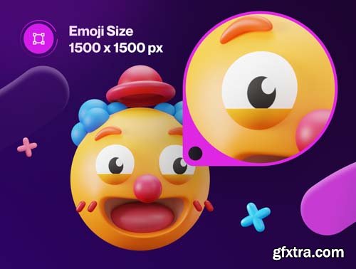 Ui8 - Emoty - 3D Party & Celebration Emoji Set $35