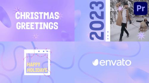 Videohive - Christmas And New Year Greetings for Premiere Pro - 42354696 - 42354696