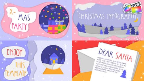 Videohive - Christmas Greetings Colorful Scenes | FCPX - 42354818 - 42354818