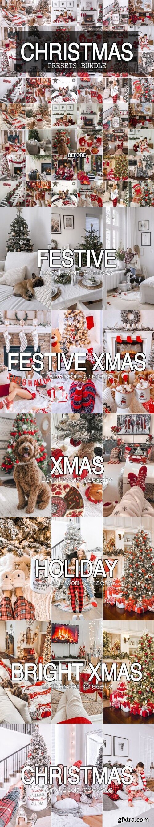 44 Christmas Bundle Lightroom Presets