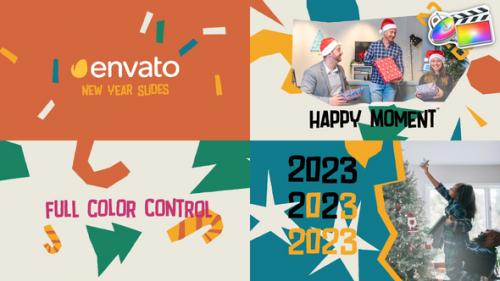 Videohive - New Year Typography Slides for FCPX - 42462339 - 42462339