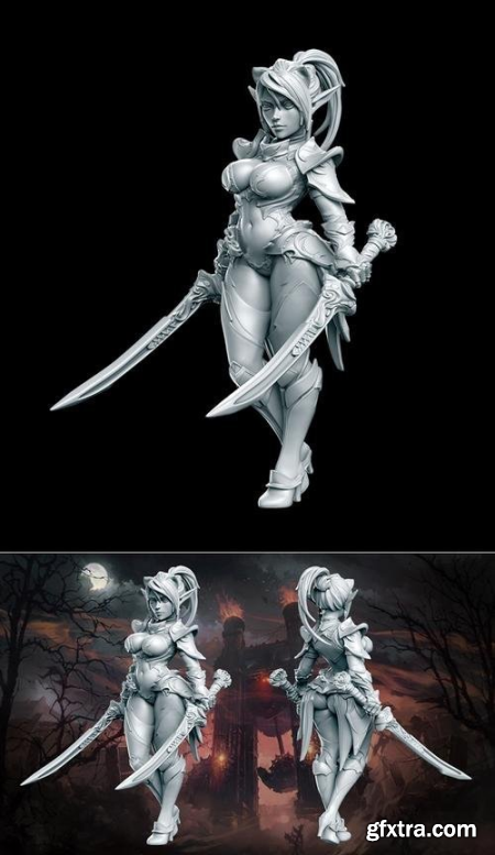 Dark Elf Mariya – 3D Print