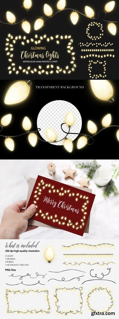 Christmas Fairy Lights Overlay