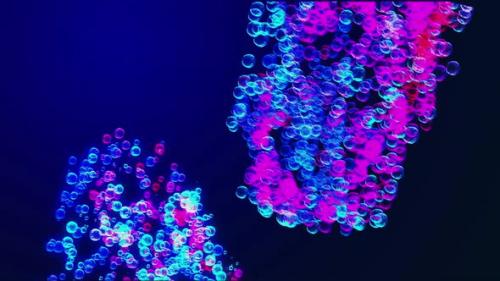 Videohive - Generative Design Of Particle Ball Granules - 42008154 - 42008154