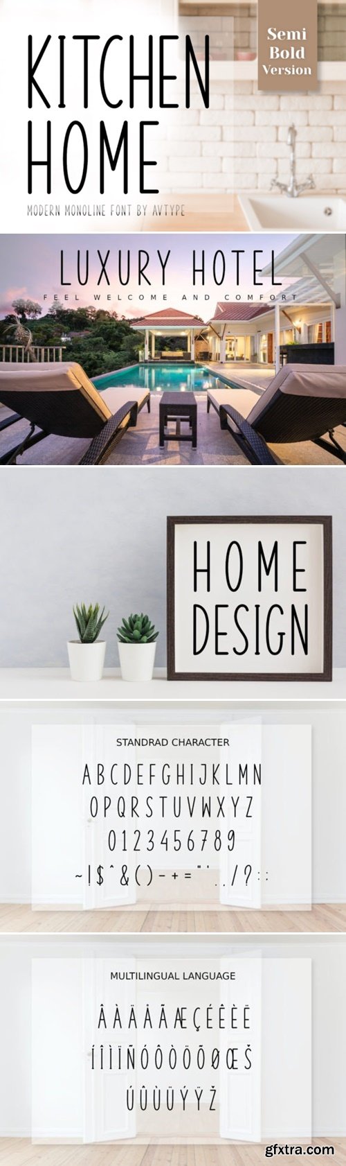 Kitchen Home Font