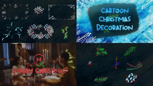 MotionArray - Cartoon Christmas Decoration Effects - 1315964