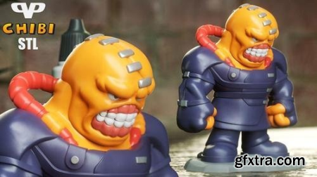 3DXM - Resident Evil Nemesis chibi – 3D Print