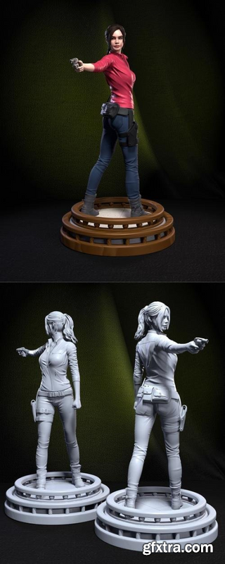 Claire Redfield – Female – 3D Print