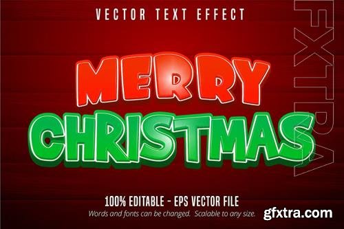 Merry Christmas - Editable Text Effect, Font Style vol 6