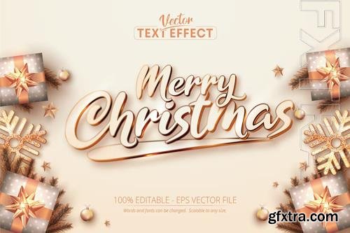 Merry Christmas - Editable Text Effect, Font Style vol 2