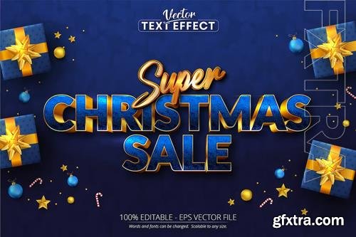 Christmas Sale - Editable Text Effect, Font Style