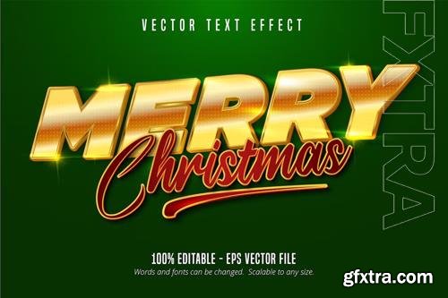 Merry Christmas - Editable Text Effect, Font Style vol 9