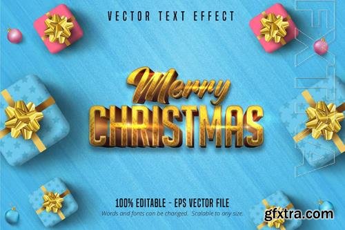 Merry Christmas - Editable Text Effect, Font Style vol 14