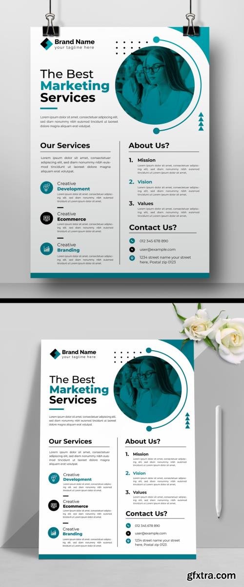 Cyan Business Flyer 523883492