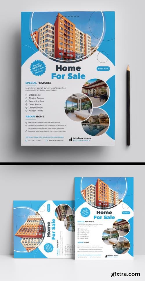 Real Estate Property Flyer Layout 524132786