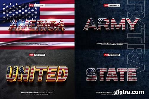 Super USA 3D Text EFfect