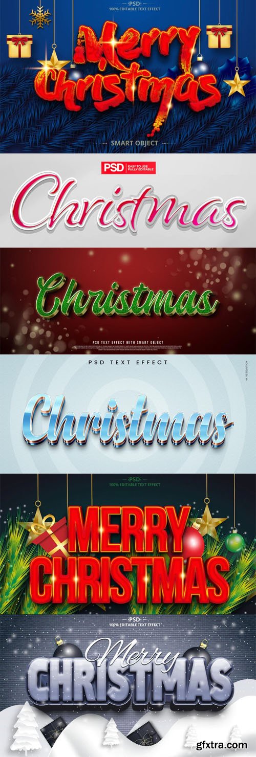 Happy New Year 2023 - 10+ Creative Editable 3D Text Effects PSD Templates