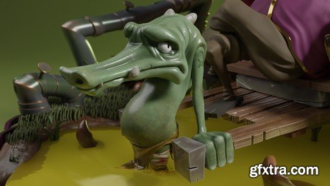 ZBrush Beginner\'s Course: Sculpting Crile the Crocodile