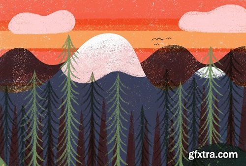 Printmaking-Inspired Illustrations in Photoshop