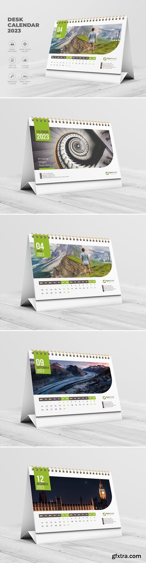 Desk Calendar 2023 8E46B8L