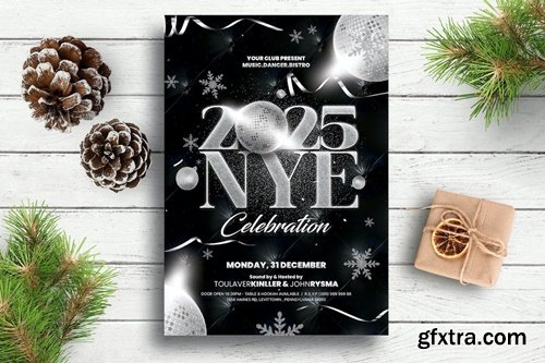 New Year Celebration Flyer HMCH3H2