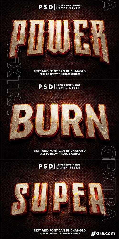 Power Editable Text Effect