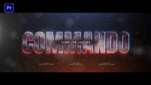 Videohive - Commando Title Design - 42264368 - 42264368