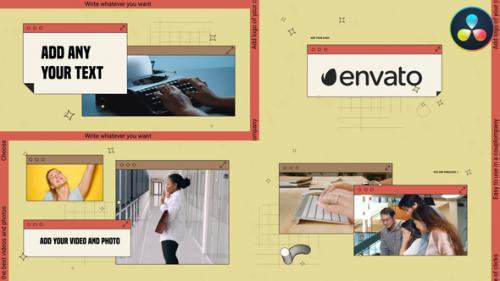 Videohive - Retro Windows Slideshow for DaVinci Resolve - 42487764 - 42487764