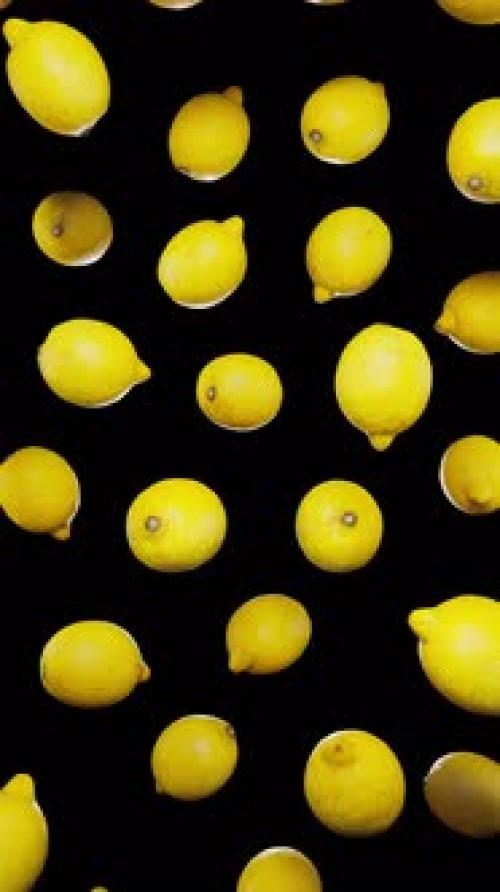 Videohive - Vertical Floating Lemons on Alpha - 42509276 - 42509276