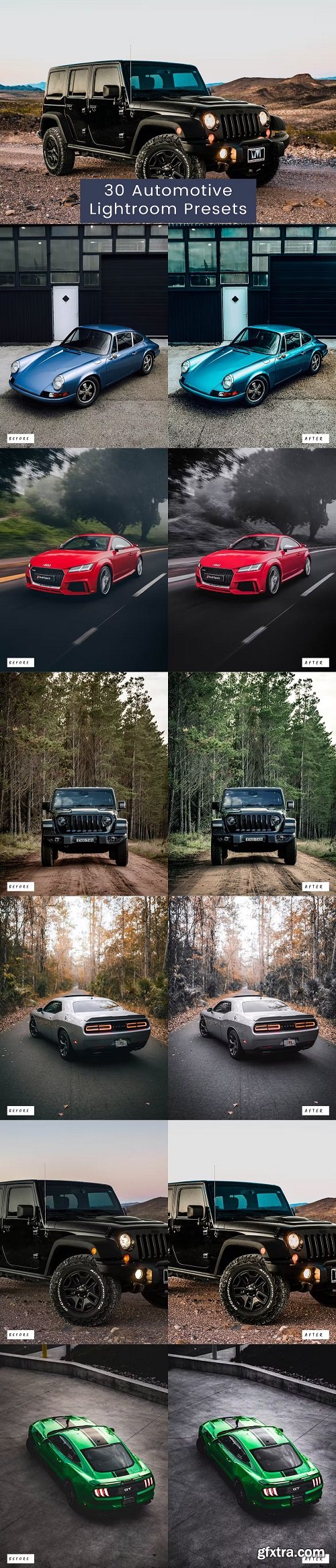 30 Automotive Lightroom Presets 6CDNFNW