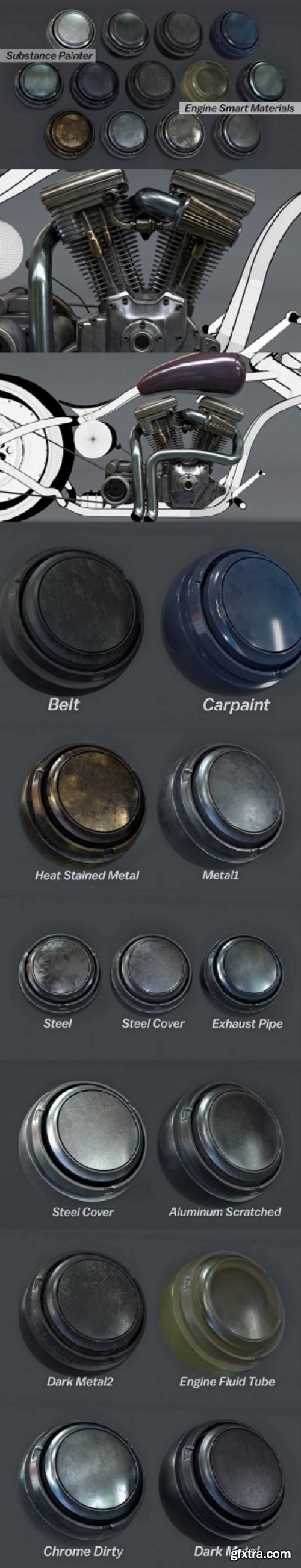 13 Substance Painter Engine Metal Automotive Smart Materials