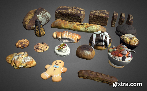 Bakery Pack 3D Model