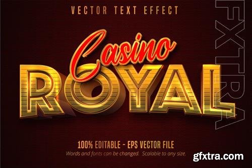 Casino Royal - editable text effect, font style