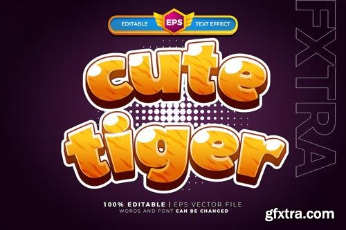 Cute tiger text effect